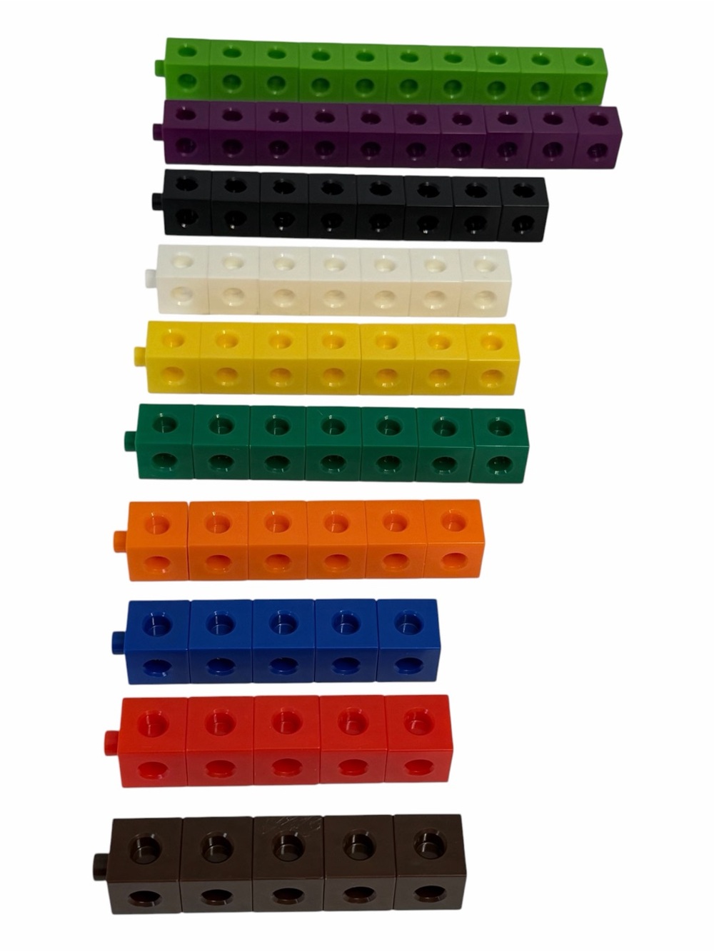 EDX Education Linking Snap Cubes Math Counting Manipulatives 70pc Learning Set